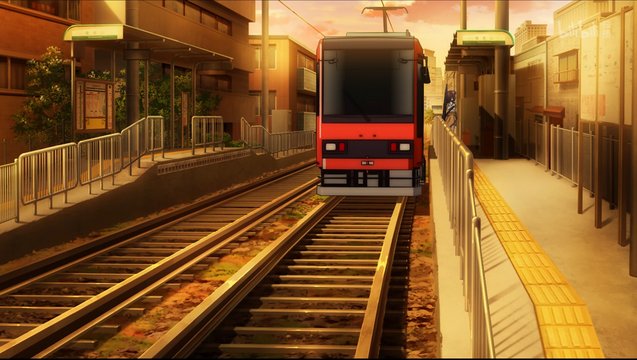 Toden Arakawa Line Platform